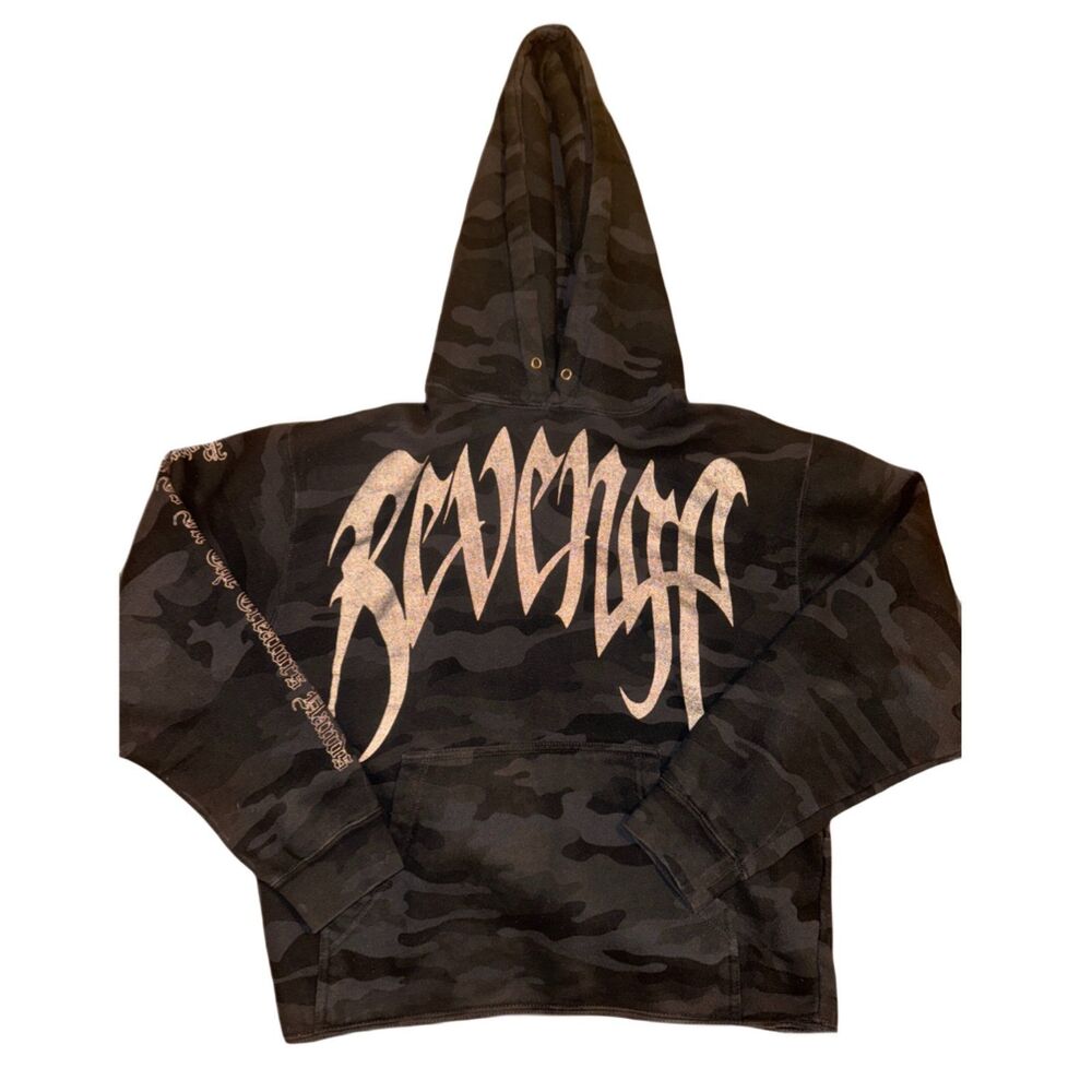 Revenge Reflective Camo Hoodie S